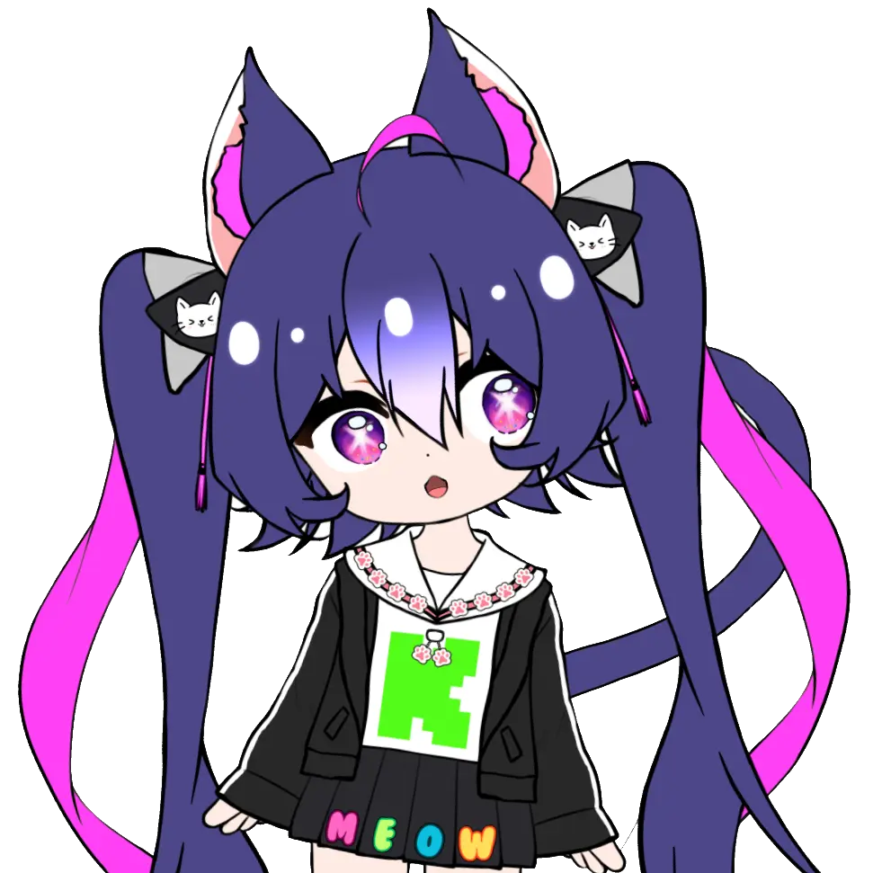 TheHealingWhisperer cat-girl VTuber model